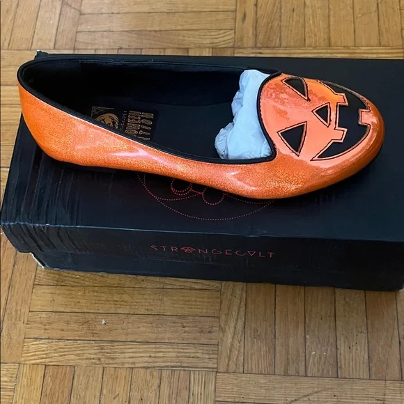 Holographic orange pumpkin flats - Picture 4 of 5